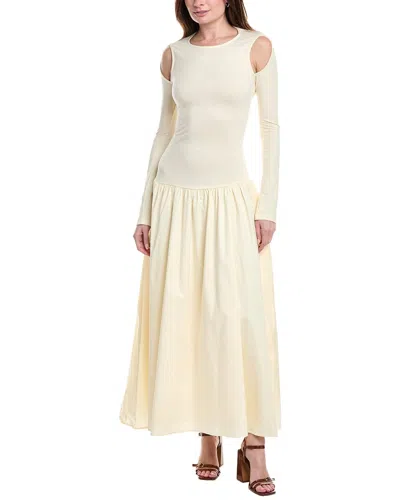 Weworewhat Drop-waist Maxi Dress In White