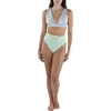 Weworewhat Emily Womens High Waist Bikini Swim Bottom Separates In Multi