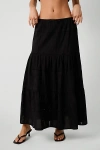 Weworewhat Midi Pull On Skirt In Black