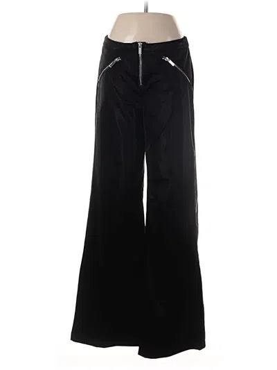 Pre-owned Weworewhat Faux Leather Pants In Black