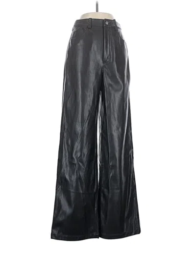 Pre-owned Weworewhat Faux Leather Pants In Black