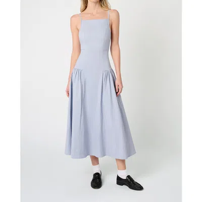 WEWOREWHAT WEWOREWHAT FLARE PANEL MIDI DRESS