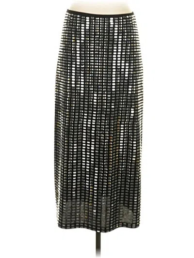 Pre-owned Weworewhat Formal Skirt In Silver