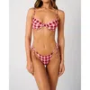 Weworewhat Full Coverage Underwire Bikini Top In Brown