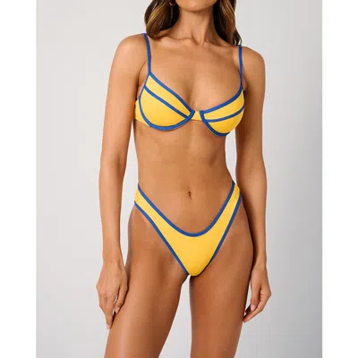 WEWOREWHAT WEWOREWHAT FULL COVERAGE UNDERWIRE BIKINI TOP
