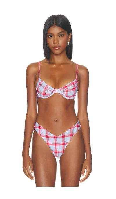 Weworewhat Full Coverage Underwire Bikini Top In Multi