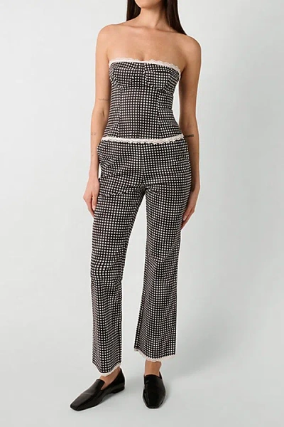 Weworewhat Gingham Pant In Black, Women's At Urban Outfitters In Multi
