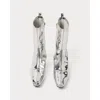 Weworewhat Glove Bootie In Silver