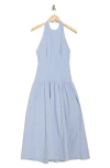 Weworewhat Halter Corset Bodice Midi Dress