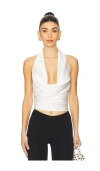 Weworewhat Halter Cowl Neck Top