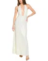 Weworewhat Halter Maxi Dress In White
