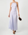Weworewhat Halter Tie Neck Maxi Dress