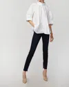 Weworewhat High Rise Skinny Ankle Zip Jeans In Mercer In Black