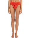 Weworewhat Riviera Front-tie Bikini Bottoms