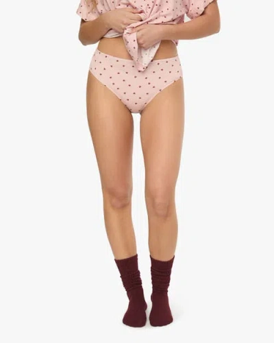 Weworewhat High Waisted Bottom In Blossom/merlot