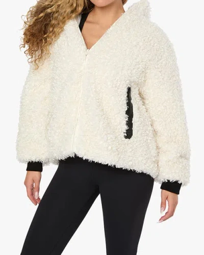 Weworewhat Hooded Jacket In Ivory