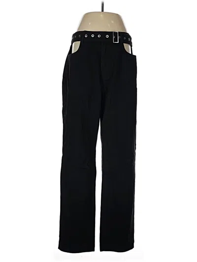 Pre-owned Weworewhat Jeans In Black