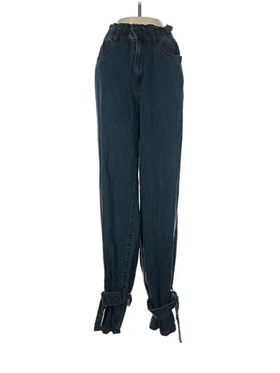 Pre-owned Weworewhat Jeans In Blue