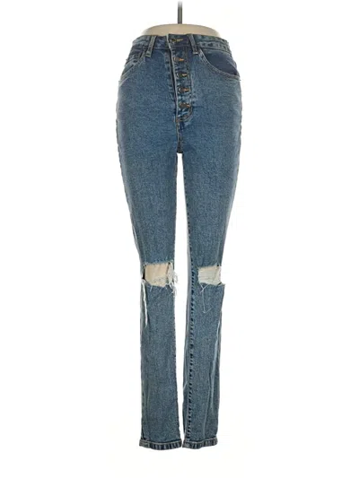 Pre-owned Weworewhat Jeans In Blue