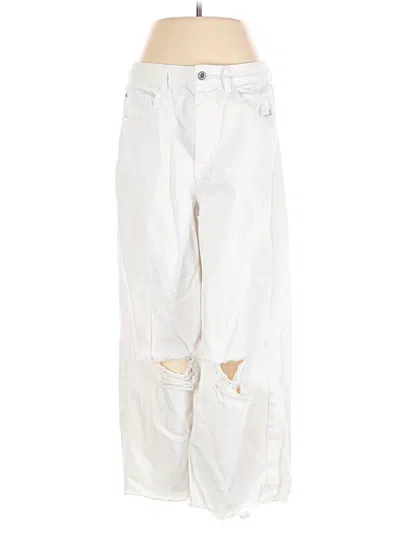 Pre-owned Weworewhat Jeans In White