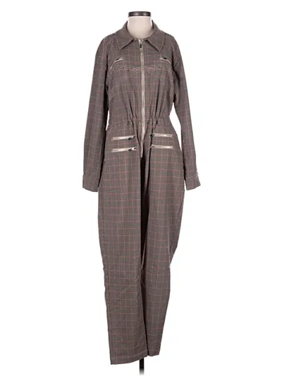 Pre-owned Weworewhat Jumpsuit In Brown