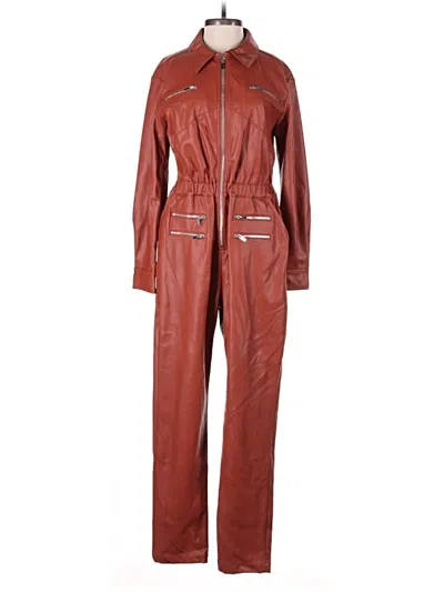 Pre-owned Weworewhat Jumpsuit In Brown