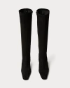 Weworewhat Knee High Glove Boot In Black