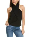 Weworewhat Knit Halter Top In Black