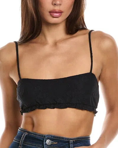 Weworewhat Lace Bralette In Black