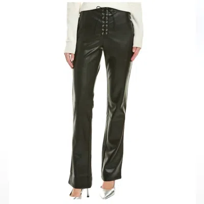 WEWOREWHAT LACE FRONT PANT IN BLACK