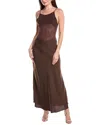 Weworewhat Lace Slip Midi Dress