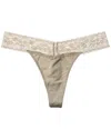 WEWOREWHAT WEWOREWHAT LACE THONG
