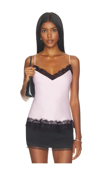 Weworewhat Lace Trim Cami Top In Pink