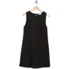 Weworewhat Linen Blend A-line Muscle Dress In Black