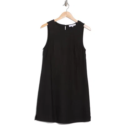 Weworewhat Linen Blend A-line Muscle Dress In Black