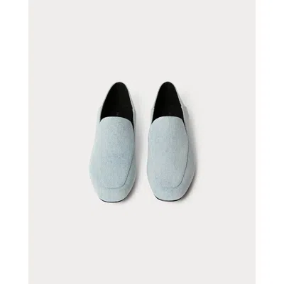 Weworewhat Loafer In Light Wash/wht