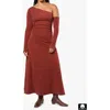 WEWOREWHAT WEWOREWHAT LONG SLEEVE OFF SHOULDER DRESS