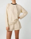 Weworewhat Long Sleeve Stripe Boxy Shirt