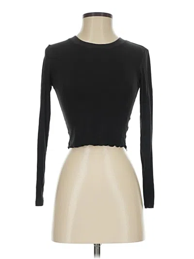 Pre-owned Weworewhat Long Sleeve T-shirt In Black