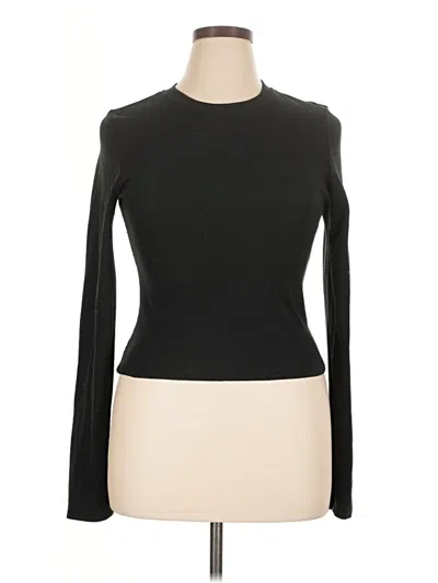 Pre-owned Weworewhat Long Sleeve T-shirt In Black