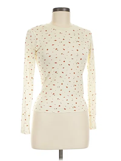 Pre-owned Weworewhat Long Sleeve T-shirt In Ivory