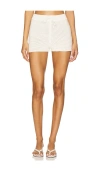 Weworewhat Low Rise Crochet Shorts