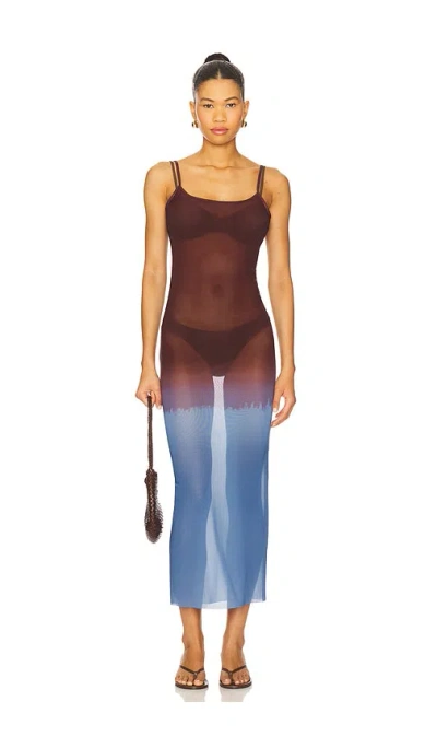 Weworewhat Mesh Scoop Maxi Slip In Multi