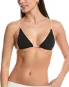 Weworewhat Micro Triangle Top In Black