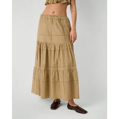 WEWOREWHAT WEWOREWHAT MIDI PULL ON SKIRT