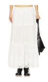 Weworewhat Midi Pull On Skirt In Ivory