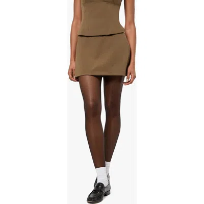 Weworewhat Mini Skort In Kangaroo