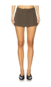 Weworewhat Mini Suiting Skirt In 다크 그레이