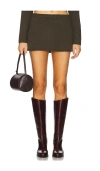 Weworewhat Mini Sweater Skirt In 深灰色