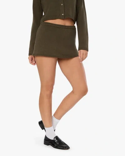 Weworewhat Mini Sweater Skort In Dark Grey